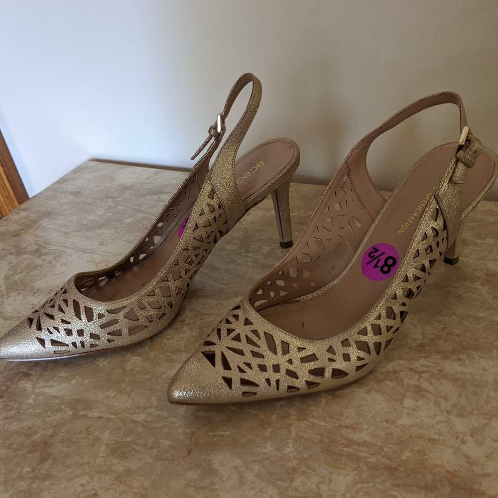 Gold heels